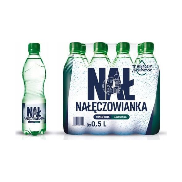 Woda Nałęczowianka Woda Nałęczowianka 0.5L mocno gazowana (12) 13278012 5900635000077