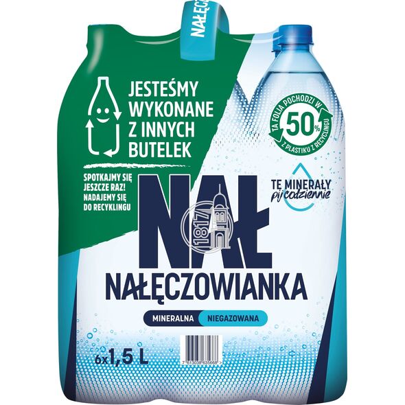 Woda Nałęczowianka Woda Nałęczowianka 1.5L niegazowana (6) 13278013 7613038635668