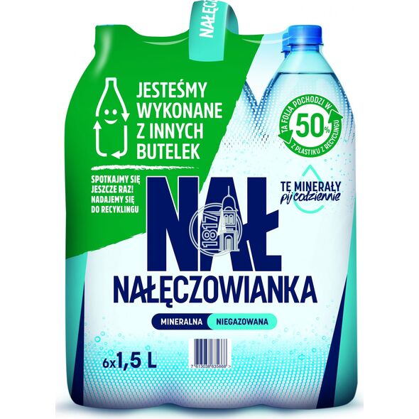 Woda Nałęczowianka Woda Nałęczowianka 1.5L niegazowana (6) 13278013 7613038635668
