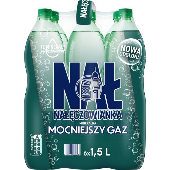 Woda Nałęczowianka Woda Nałęczowianka 1.5L gazowana (6) 13278015 5900635000053