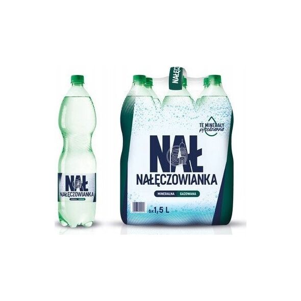 Woda Nałęczowianka Woda Nałęczowianka 1.5L gazowana (6) 13278015 5900635000053