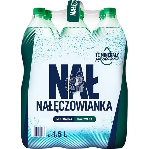 Woda Nałęczowianka Woda Nałęczowianka 1.5L gazowana (6) 13278015 5900635000053