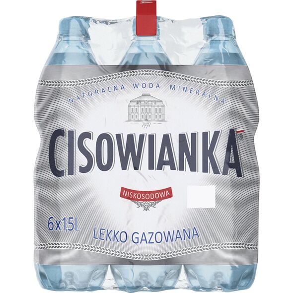 Woda Cisowianka Woda Cisowianka 1.5L lekko gazowana (6) 13278017 5902078110009