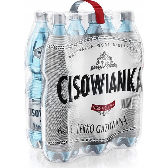 Woda Cisowianka Woda Cisowianka 1.5L lekko gazowana (6) 13278017 5902078110009