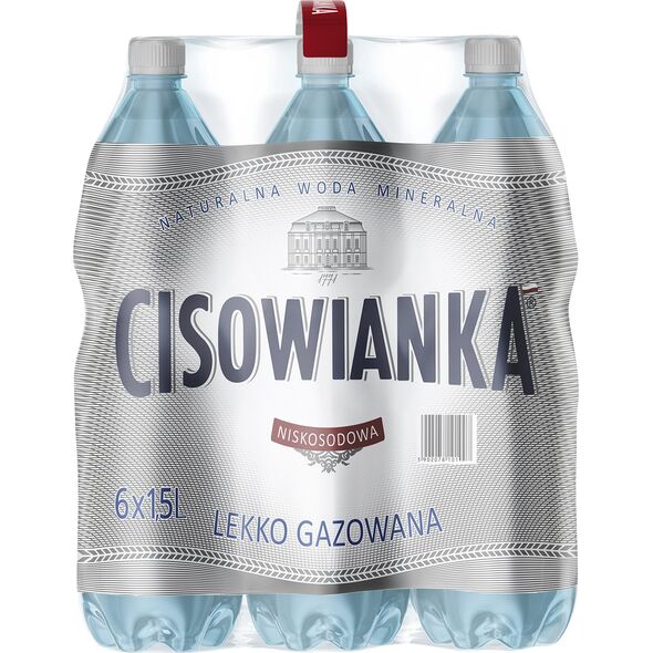 Woda Cisowianka Woda Cisowianka 1.5L lekko gazowana (6) 13278017 5902078110009