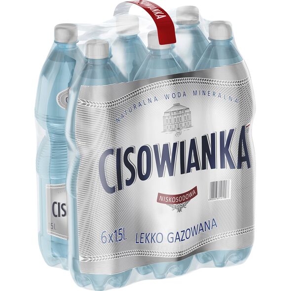 Woda Cisowianka Woda Cisowianka 1.5L lekko gazowana (6) 13278017 5902078110009