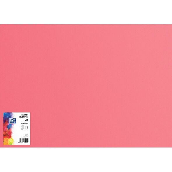 Oxford Karton Oxford A1 160g różowy, RÓŻOWY 13279149 5904017384922