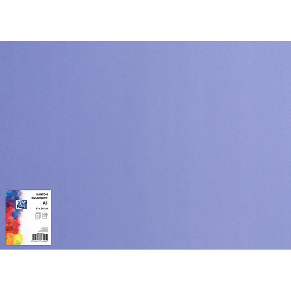 Oxford Karton Oxford A1 160g purpurowy, PURPUROWY 13279156 5904017385035
