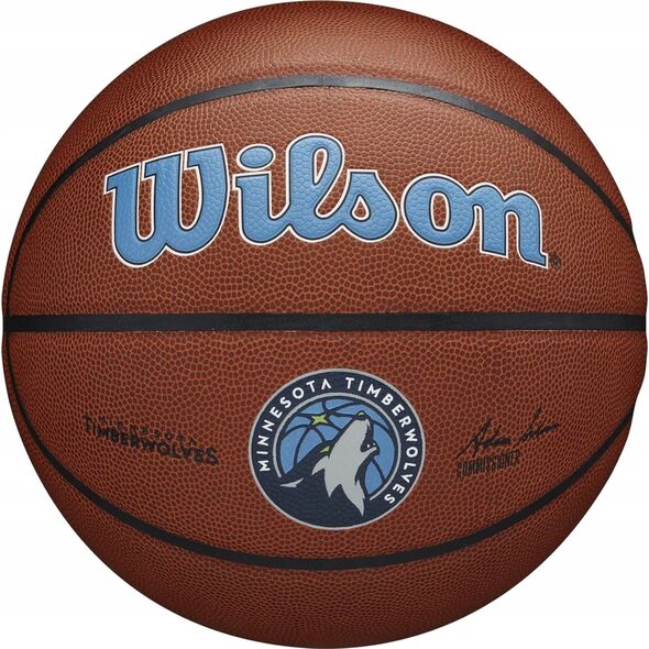 Wilson Wilson Team Alliance Minnesota Timberwolves Ball WTB3100XBMIN Brązowe 7 13279964 194979034347