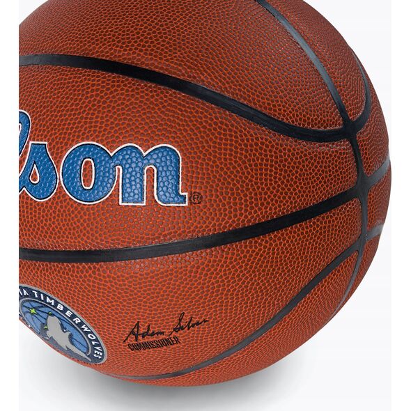 Wilson Wilson Team Alliance Minnesota Timberwolves Ball WTB3100XBMIN Brązowe 7 13279964 194979034347