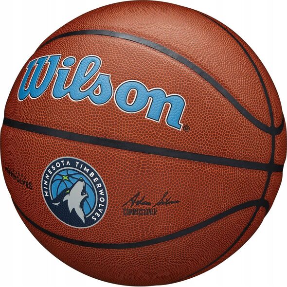 Wilson Wilson Team Alliance Minnesota Timberwolves Ball WTB3100XBMIN Brązowe 7 13279964 194979034347