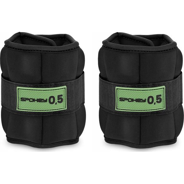 Spokey OBCIĄŻENIA NA RZEP NEOPRENOWE 0,5 KG SPOKEY FORM 13281216 5905339415202