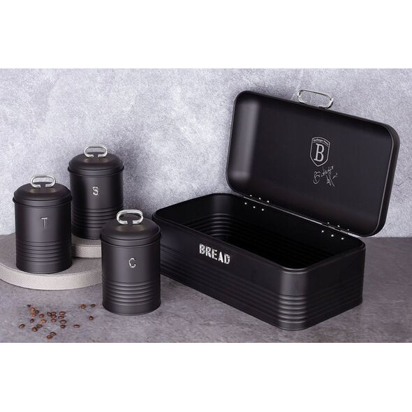 Chlebak Berlinger Haus CHLEBAK Z ZESTAWEM POJEMNIKÓW BERLINGER HAUS BH-6754 BLACK SILVER 13289629 5999108448751