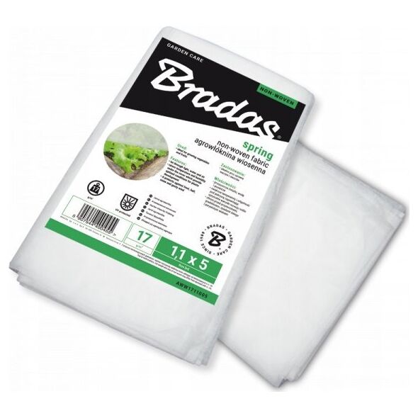 Bradas AGROWŁÓKNINA WIOSENNA BIAŁA 17g 1,1x 15M 13292873 5907544448976