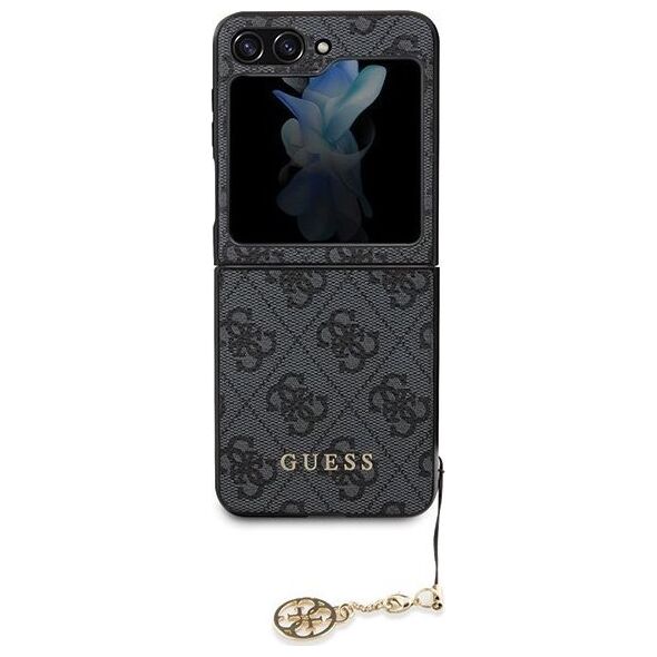 Guess Etui Guess GUHCZF5GF4GGR Samsung Galaxy Z Flip 5 hardcase 4G Charms Collection szary 13294064 3666339171964