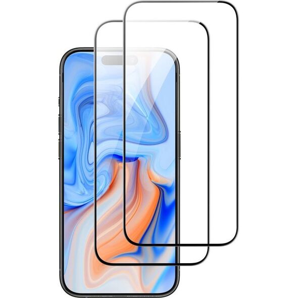 ESR SZKŁO HARTOWANE ESR TEMPERED GLASS 2-PACK IPHONE 15 BLACK 13295329 4894240174203