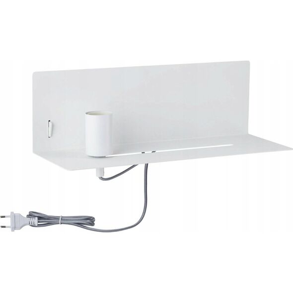 Kinkiet Paulmann Oprawa ścienna DEVARA E27 max.1x40W USB C 230V biały mat /metal 13295350 4000870967744