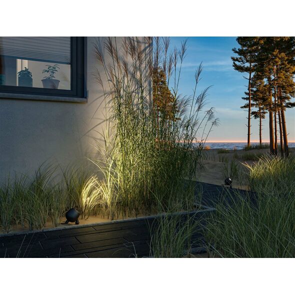 Naświetlacz Paulmann Reflektor ogrodowy KIKOLO LED 8W 20st. 500lm 3000K IP65 230V antracyt / aluminium 13295351 4000870947777