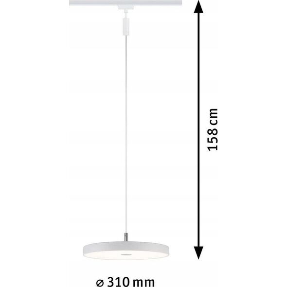 Paulmann Oprawa na szynoprzewód URail HILDOR LED DIM 15W 850lm 4000K 230V biały matowy/ metal 13295354 4000870967973