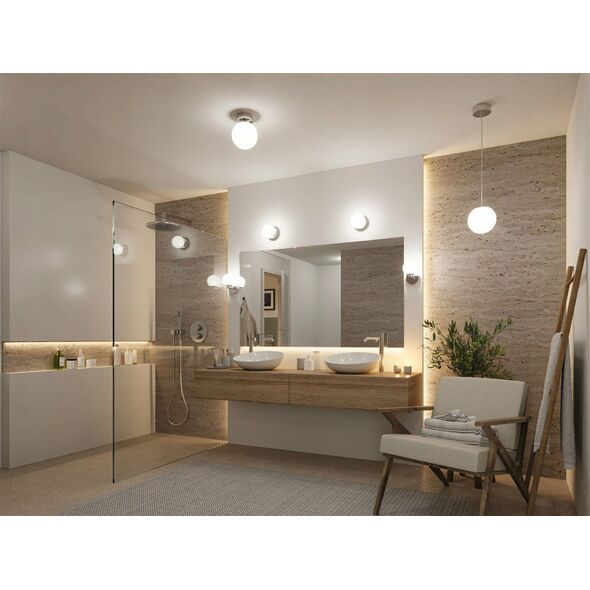 Kinkiet Paulmann Lampa ścienna łazienkowa GOVE LED 5W 400lm 3000K IP44 230V chrom satyna / metal 13295358 4000870710678