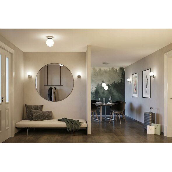 Kinkiet Paulmann Lampa ścienna łazienkowa GOVE LED 5W 400lm 3000K IP44 230V chrom satyna / metal 13295358 4000870710678