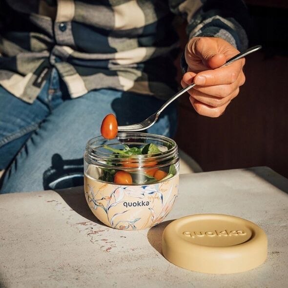 Quokka Quokka Bubble Food Jar - Pojemnik na żywność / lunchbox 770 ml (Vintage Floral) 13295488 8412497401352