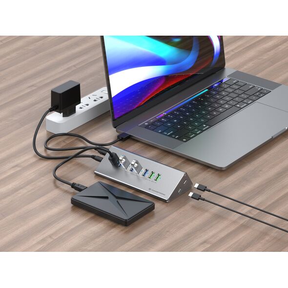 HUB USB Conceptronic CONCEPTRONIC USB Hub -> 8x USB-A 60W,2x USB-C 3.0 m.N.    si 13295658 4015867234389