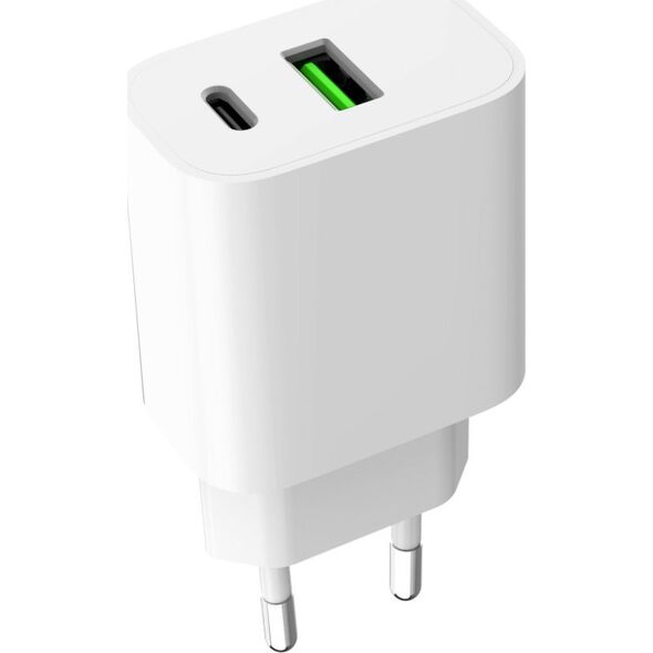 Ładowarka Art ŁADOWARKA SIECIOWA PD/QC 4.0 1x USB-C 1x USB-A 3A 20W ART 13295840 5906721172017