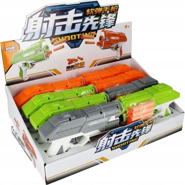 Mega Creative PISTOLET NA STRZAL 21X14 MIX3 MC DISP 8/72/144 13296641 5904335894073