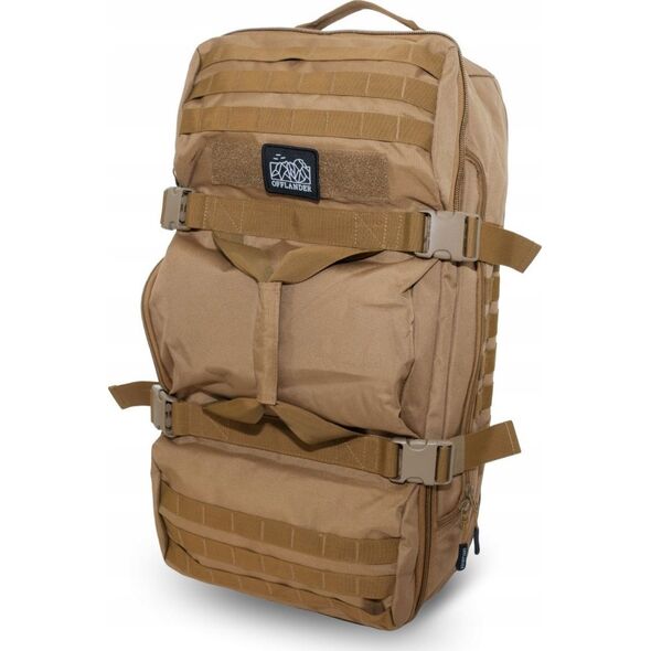 Plecak turystyczny Offlander OFFLANDER TORBA PODRÓŻNA PLECAK 3W1 OFFROAD 54L KHAKI 13297172 5903733008792