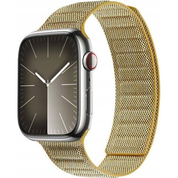 Crong Crong Melange - Pasek magnetyczny do Apple Watch 38/40/41 mm (żółty melanż) 13297234 5904310703413