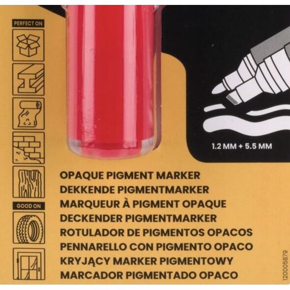 Sakura Marker Permapaque Dual Point czerwony, Sakura 13297238 8712079482572