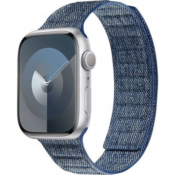 Crong Crong Melange - Pasek magnetyczny do Apple Watch 42/44/45/49 mm (niebieski melanż) 13297240 5904310703437
