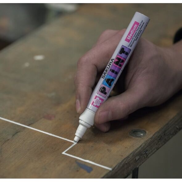 Sakura Marker Paint  ze średnią końcówką, biały, Sakura 13297241 8712079482619