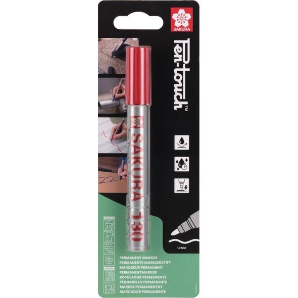 Sakura Marker Pen-Touch 130 czerwony, Sakura 13297243 8712079482633