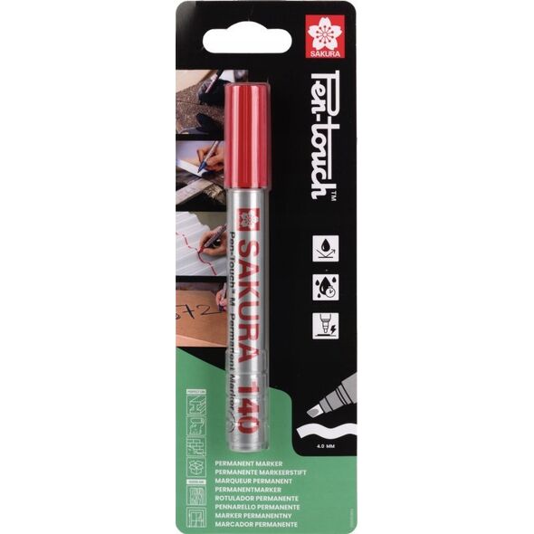 Sakura Marker Pen-Touch 140 czerwony, Sakura 13297245 8712079482664