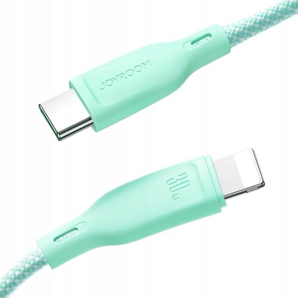 Kabel USB Joyroom USB-A - USB-C 1 m Zielony (JYR794) 13297287 6941237110442