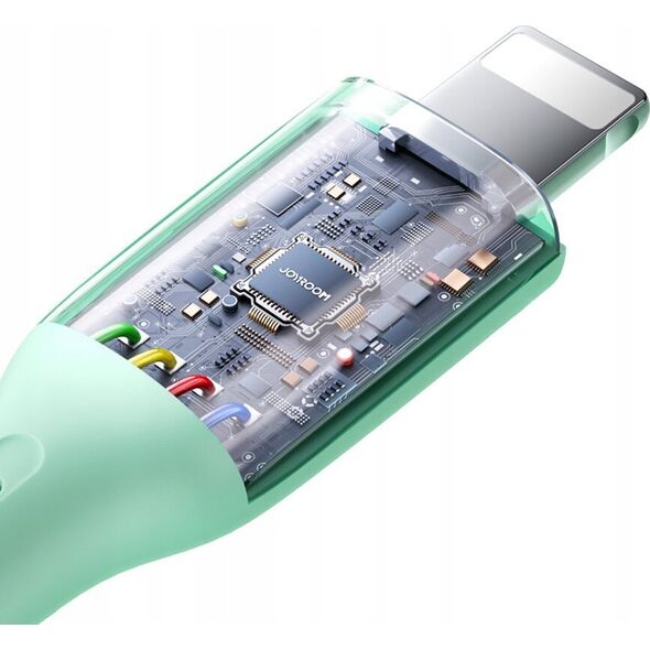 Kabel USB Joyroom USB-A - USB-C 1 m Zielony (JYR794) 13297287 6941237110442