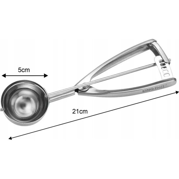 KingHoff GAŁKOWNICA ŁYŻKA DO NABIERANIA LODÓW 5cm KINGHOFF KH-1808 13297731 5908287218086