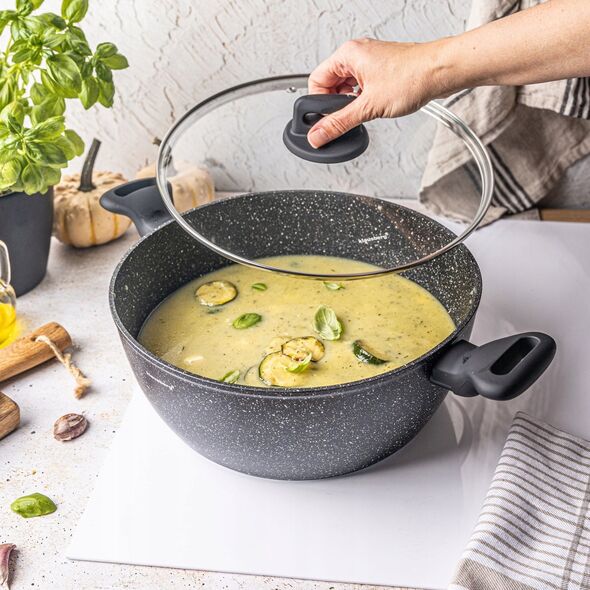 Klausberg GARNEK MARMURKOWY KLAUSBERG 28cm 5,7L KB-7672 13298068 5908287276727