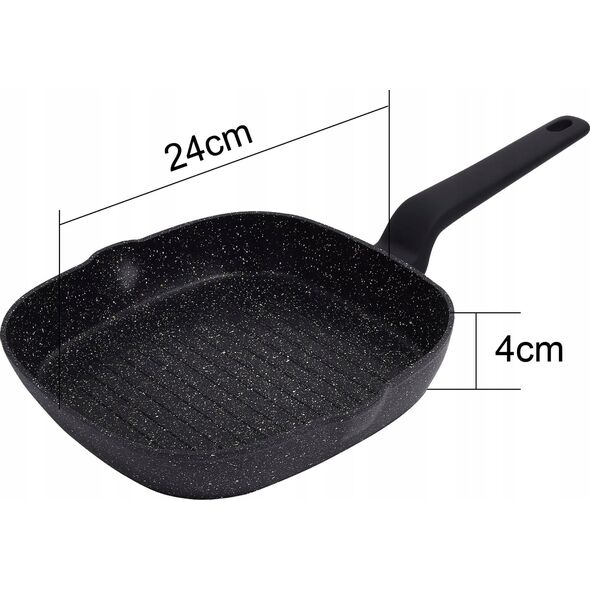 Patelnia Klausberg PATELNIA GRILLOWA MARMURKOWA KLAUSBERG 24cm KB-7661 13298078 5908287276611