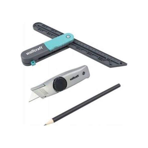 Wolfcraft Zestaw do układanie paneli winylowych 3-cz, Wolfcraft 13298173 4006885697805