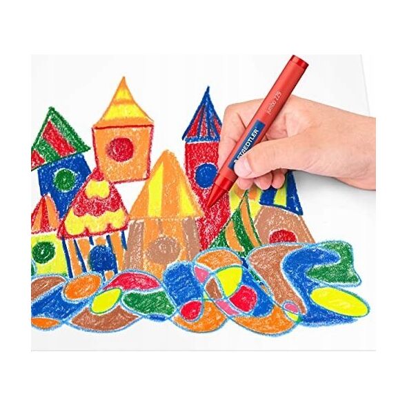 Staedtler STAEDTLER Wachsmalkreide Noris jumbo 12er-Set 12mm retail 13298213 4007817102275