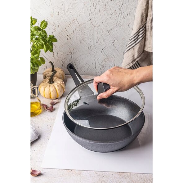 Patelnia Klausberg PATELNIA MARMURKOWA Z POKRYWĄ KLAUSBERG 24cm KB-7691 13298577 5908287276918