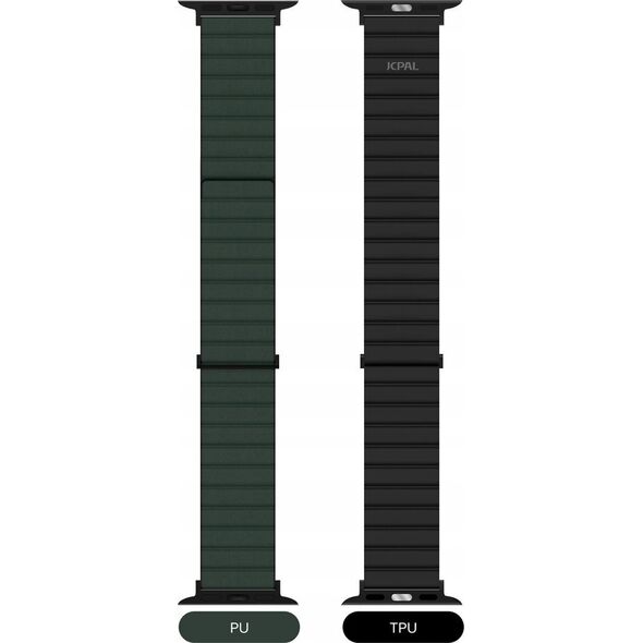 Jcpal Pasek JCPal FlexDuo do Apple Watch 38/40/41 mm czarny/zielony - Gwarancja bezpieczeństwa. Proste raty. Bezpłatna wysyłka od 170 zł. 13299080 6954661866007