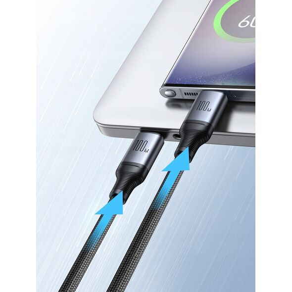 Kabel USB Joyroom USB-C - 2x USB-C 1.5 m Czarny (JYR887) 13299191 6941237100764