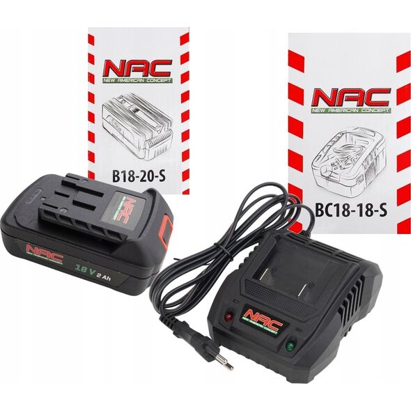 NAC NAC NOŻYCE DO ŻYWOPŁOTU AKUM. 18V 1x2.0Ah  40cm 13299296 5905842505940