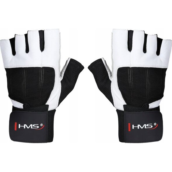 HMS RST04 WHITE-BLACK ROZM. XXL RĘKAWICE NA SIŁOWNIĘ HMS 13299346 5907695553826