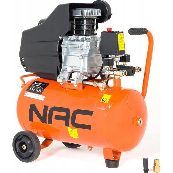 Sprężarka NAC NAC SPRĘŻARKA OLEJOWA 24L 1,5kW 8 BAR 13299385 5900607534555