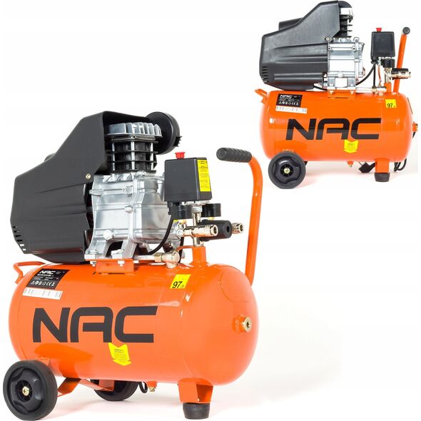 Sprężarka NAC NAC SPRĘŻARKA OLEJOWA 24L 1,5kW 8 BAR 13299385 5900607534555